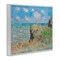 Stupell Industries Classic Monet Cliff Walk Framed Giclee Wall Art Design by one1000paintings